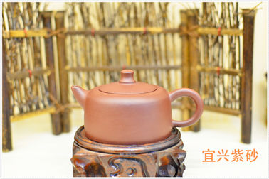 ランタンの形の紫色の粘土のティーポット セット、中国人の宜興市のティーポットの環境友好的