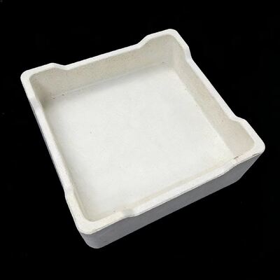 燃焼作業中の熱隔熱のために高い安定性と耐久性を提供する滑らかな表面耐火性サガー