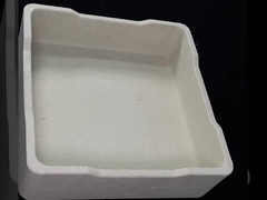 高い湿気抵抗の白くか黄色の鋼玉石のムライトSagger