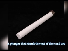 耐磨性 産業用セラミックコーティングピストン アルミナポンプ 黄色