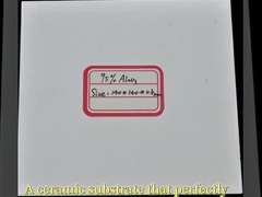 99%のアルミナの陶磁器の版の高温抵抗3000MPaの耐圧強度